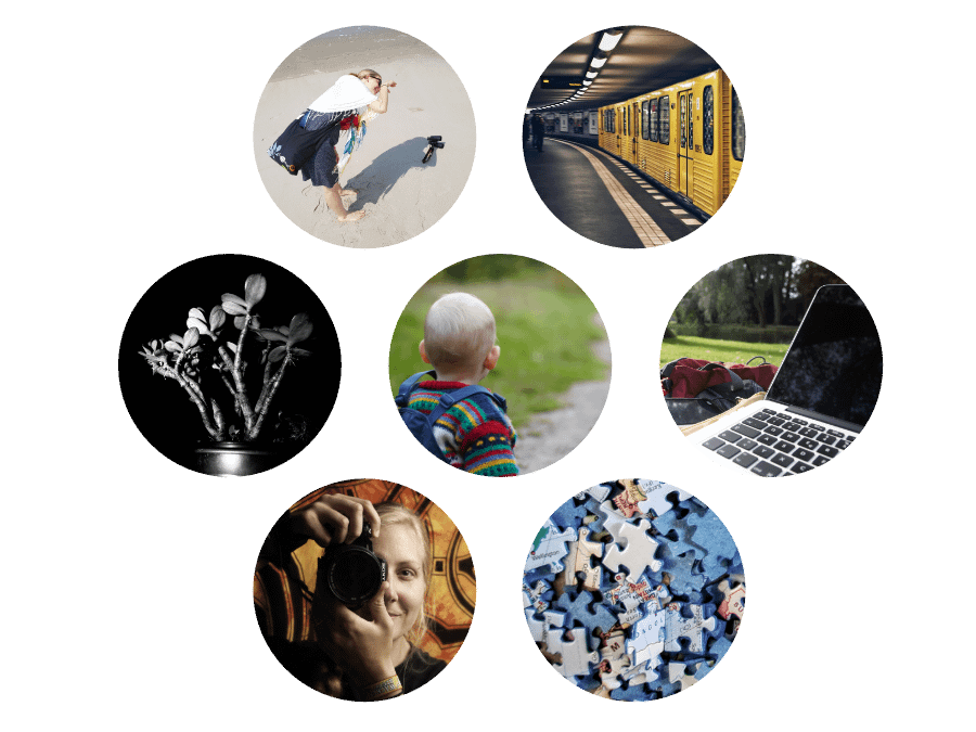 collage wie ben ik hobbys